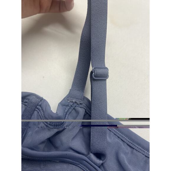 Victoria's Secret PINK Wink Unlined Scoop Bra Women Size XL All Over Logo - Picture 6 of 13